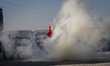 Clashes between anti-regime protesters and riot police after preventing the rally in the a...