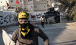 Clashes between anti-regime protesters and riot police after preventing the rally in the a...
