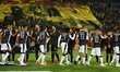 FC PAOK and FC ARIS before the match in Charilaou Stadium during FC Aris and FC Paok  game...