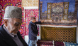 Carpets shop-gallery at the Samarkand-Bukhara Silk Carpets workshop, Samarkand, Uzbekistan