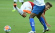 Claudio Winck in the inaugural match at Beira Rio stadium in Porto Alegre (Brazil), betwee...