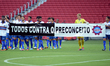 Caxias team in the inaugural match at Beira Rio stadium in Porto Alegre (Brazil), between...