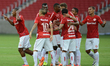 Fabricio goal in the inaugural match at Beira Rio stadium in Porto Alegre (Brazil), betwee...