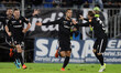 Michele Cavion of Ascoli Calcio 1898 FC celebrate after scoring goal of 1-0 during the Ita...