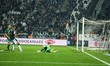 Léo Jabá scorring an offside goal (PAOK). FC PAOK vs Panathinaikos (PAO) FC 2 -0  in Toumb...