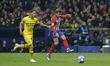 Antoine Griezmann of Atletico de Madrid convert the second goal during a match between Atl...