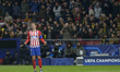 Antoine Griezmann of Atletico de Madrid celebrates during a match between Atletico de Madr...
