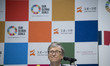 Bill Gates, co-Chairman of the Bill & Melinda Gates Foundation, delivers a speech during a...