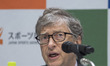 Bill Gates, co-Chairman of the Bill & Melinda Gates Foundation, delivers a speech during a...
