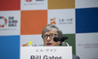 Bill Gates, co-Chairman of the Bill & Melinda Gates Foundation, delivers a speech during a...