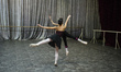 Ballerinas dance during rehearsal of the Waltz of the Flowers, the part of the Nutcracker,...