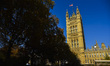 View of the Victoria Tower at the Victoria Gardens, in Westminster on November 17, in Lond...