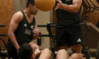 Rugby All Blacks training at gym - Vista Norther TourRichie Mo'unga at Heaven Club in Rom...