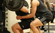Rugby All Blacks training at gym - Vista Norther TourTeam train at Heaven Club in Rome, I...