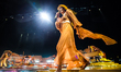 Florence Welch of the british indie rock band Florence And The Machine, performs live on s...