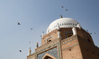 Multan, Pakistan, 4 October 2018. A view of Bahauddin Zakariya mausoleum. Sheikh Baha-ud-D...