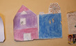 A draw of the ideal home of 29 year-old Maria Menendez Melendez's children represents the...