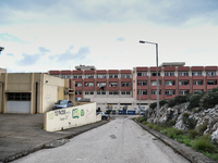 Dormitory of the University of Applied Sciences Psachna in Euboea, Greece, on 28 November 2018. (