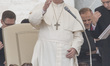 Pope Francis attends his weekly audience in St. Peter's Square on November 26, 2014 in Vat...