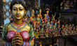 Tera Cotta dolls during the Handicrafts Fair in kolkata, India. 