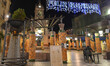 A view of Christmas lights and decorations in Melilla center.On Wednesday, December 6, 20...