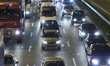 Gdansk, Poland 28th, November 2014 Giant  traffic jam on the TriCity ringroad on Friday ev...
