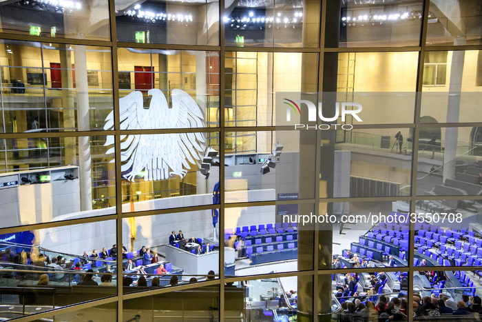 Reichstag Building In Berlin