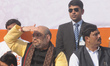 BJP President Amit Shah along with Rahul sinha State President of BJP During the Bharatiya...