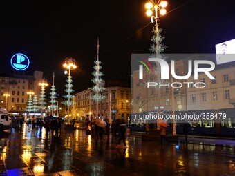 Advent time in Zagreb on 30 Nov 2014, Zagreb,Croatia. (