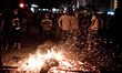 Intervention of the police force this night in Taksim square. Police fired tear gas and wa...
