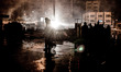 Intervention of the police force this night in Taksim square. Police fired tear gas and wa...