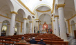 Interior view of the Church of Our Lady of La PalmaOn Friday, November 30, 2018, in Algec...