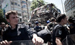 Intervention of the police force this morning in Taksim square, in Istanbul, on June 11, 2...