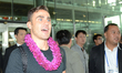 Fabio Cannavaro arrives at Suvarnabhumi Airport in Samut Prakan, Thailand on December 3, 2...