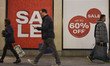 Sale signs seen on shop in Dublin City Center as New Year's sales for 2019 started.On Sat...