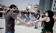 Intervention of the police force this morning in Taksim square, in Istanbul, on June 11, 2...
