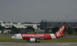 Airasia plane prepare takeoff at Don Mueang International Airport, Bangkok's Thailand, 7 J...