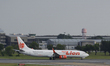 Thai Lion Air plane prepare takeoff at Don Mueang International Airport, Bangkok's Thailan...