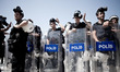 Intervention of the police force this morning in Taksim square, in Istanbul, on June 11, 2...