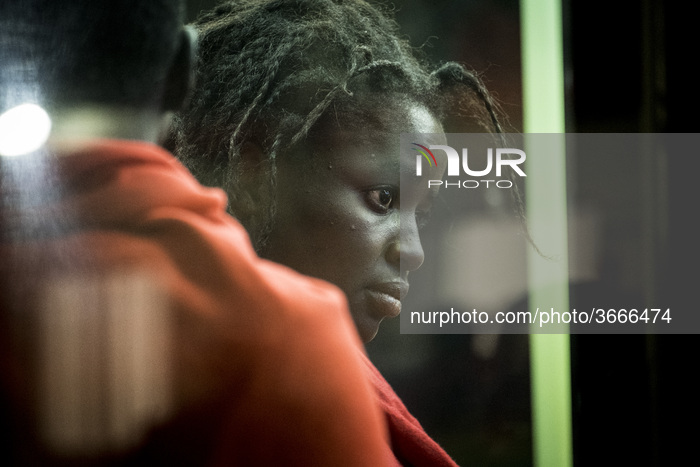 183 Rescued Migrants Disembark At Malaga's Harbour