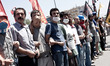 Intervention of the police force this morning in Taksim square, in Istanbul, on June 11, 2...