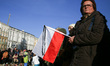 People gathered at the Main Square to attend commemoration ceremony for late Pawel Adamowi...
