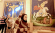 Dozens of Syrian refugees have been living in part of the church grounds in Eski Kale Kuyu...