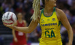 Gretel Tippett of Australia DiamondsDuring Netball Quad Series Vitality Netball Internat...