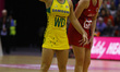 Jamie-Lee Price of AusraliaDuring Netball Quad Series Vitality Netball International mat...