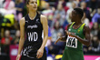Karin Burger of New Zealand Silver FernsDuring Netball Quad Series Vitality Netball Inte...