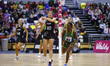 Karin Burger of New Zealand Silver FernsDuring Netball Quad Series Vitality Netball Inte...