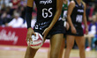Maria Folau of New Zealand Silver FernsDuring Netball Quad Series Vitality Netball Inter...