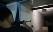 People watch guns at the Top Gun shop in downtown São Paulo, Brazil, on 21 January 2019. T...