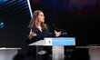 Melinda Gates, co-Chair of the Bill and Melinda Gates Foundation, addresses the "Rendez-Vo...